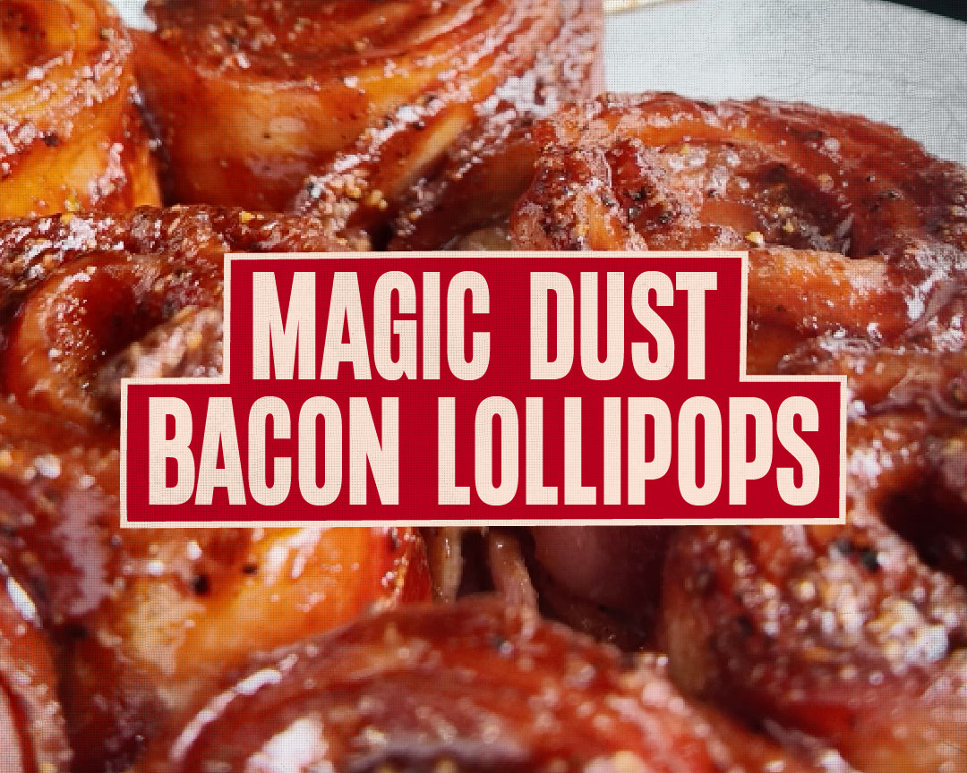 Magic Dust Bacon Lollipops