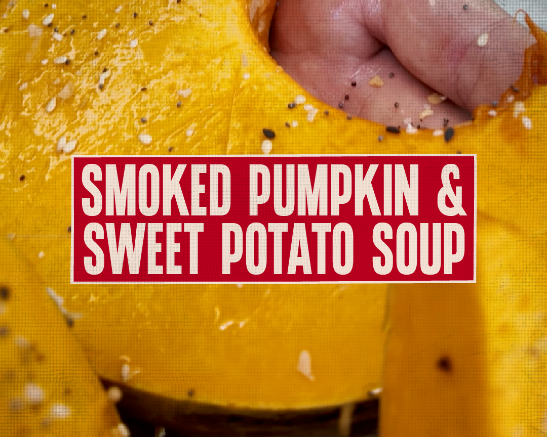 Smoked Pumpkin and Sweet Potato Soup