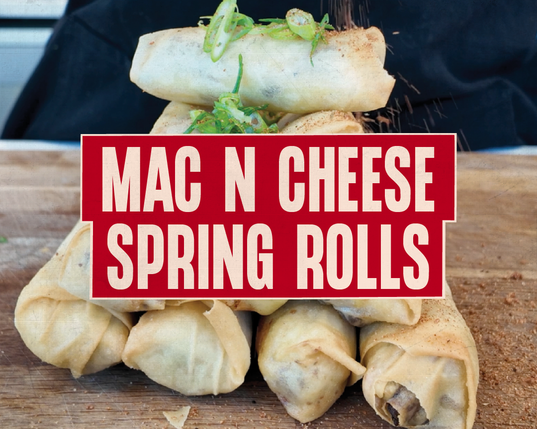 Brisket Mac & Cheese Spring Rolls