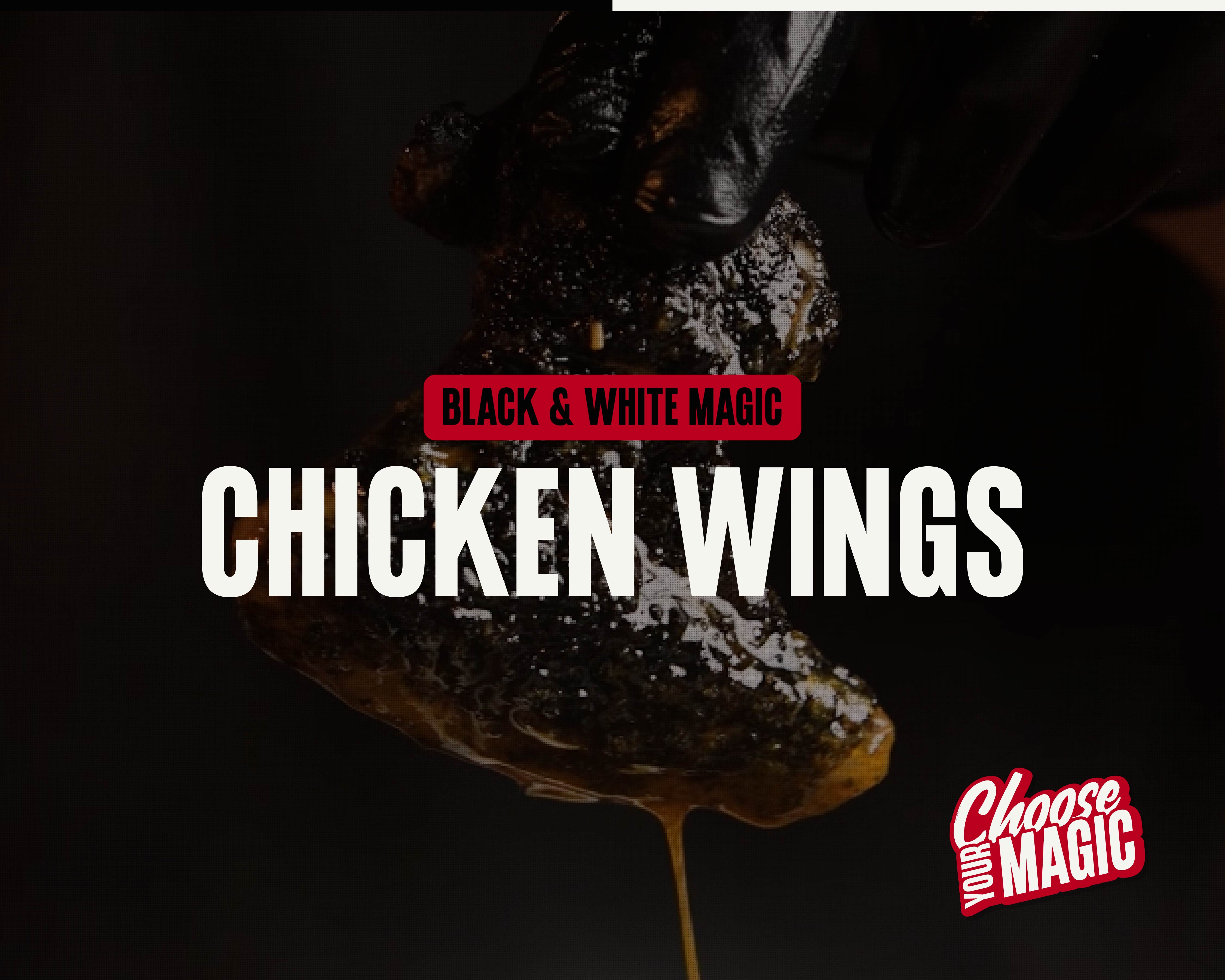Black & White Chicken Wings