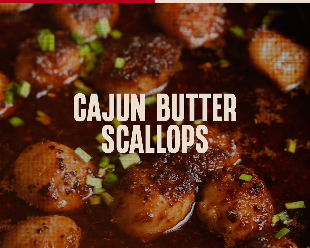 SPG CAJUN BUTTER SCALLOPS