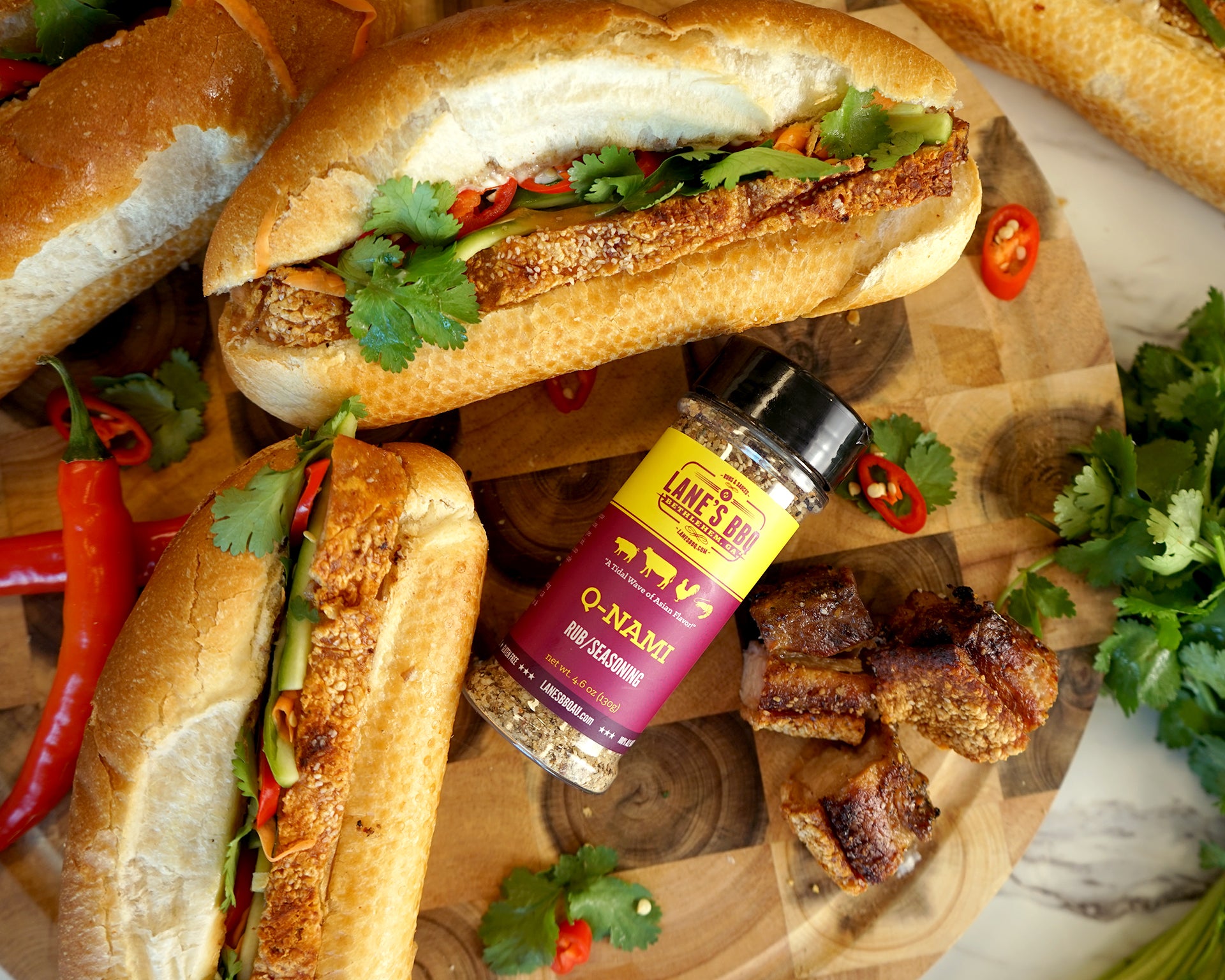 Crispy Pork Belly Bánh mì