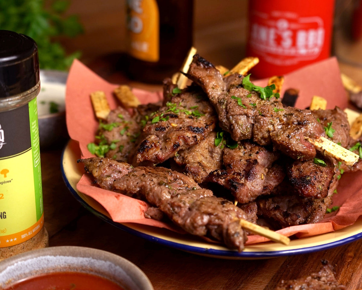 Garlic Steak Yakitori