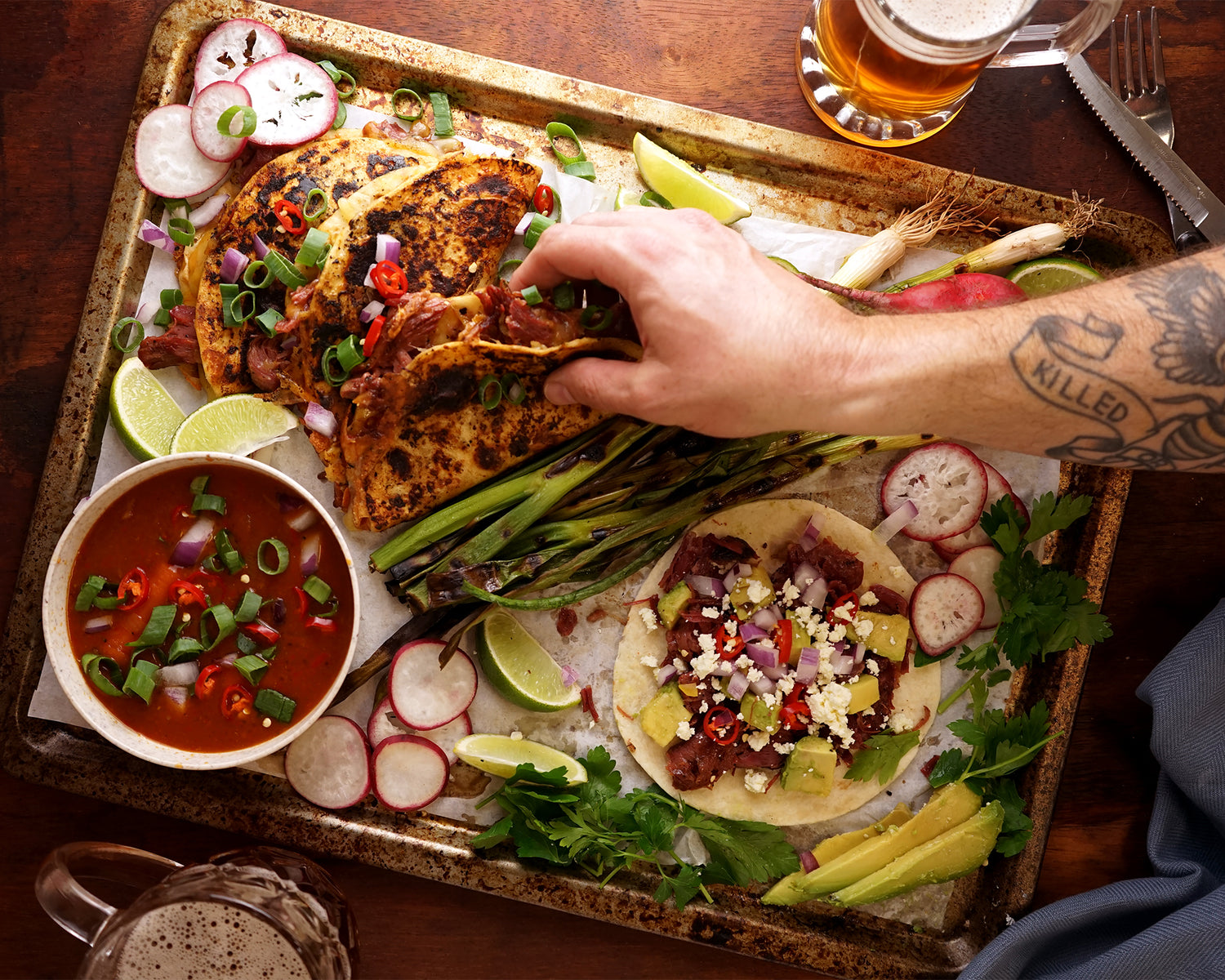 Pastrami Birra Tacos