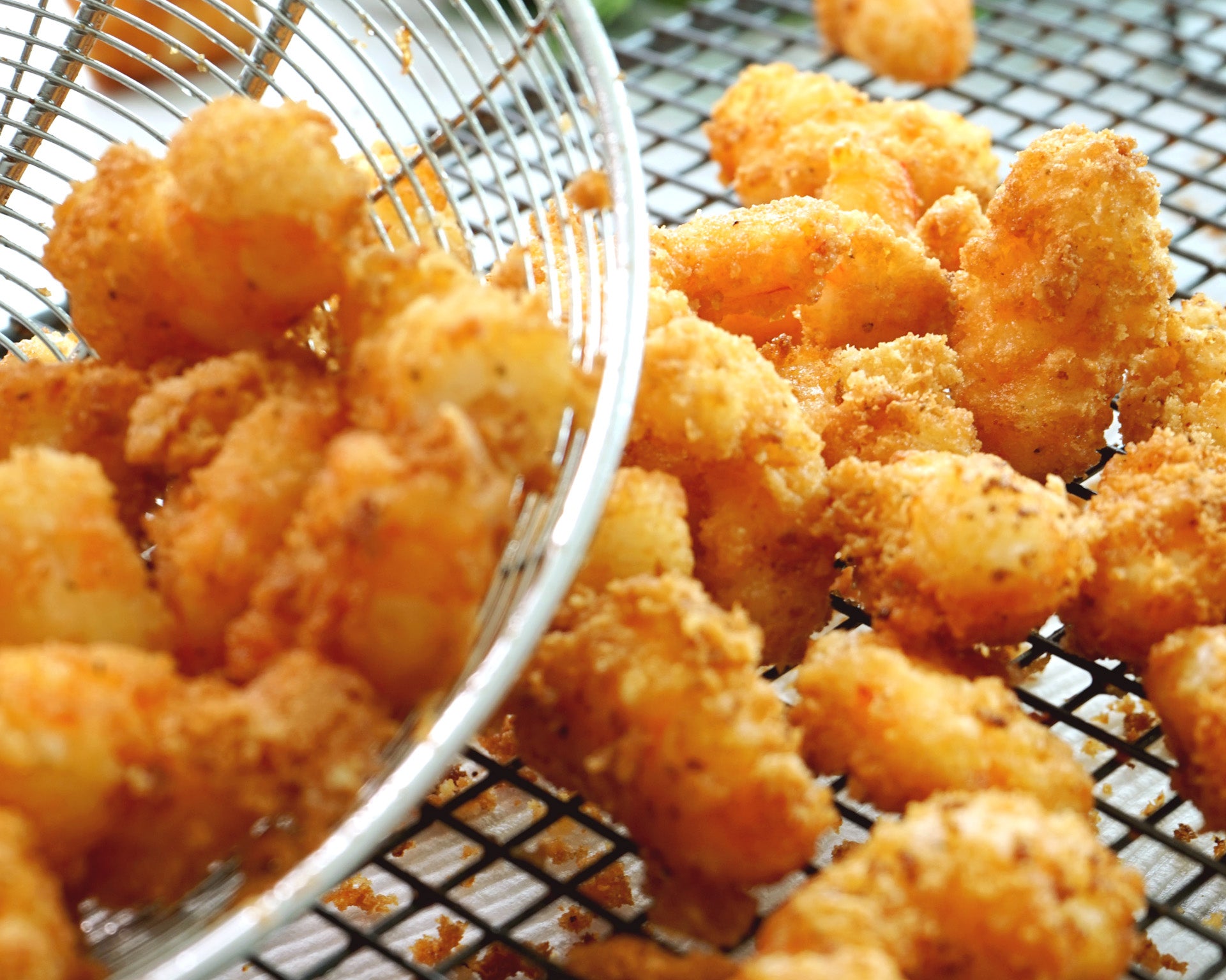 Sweet Lemon Pepper Popcorn Shrimp