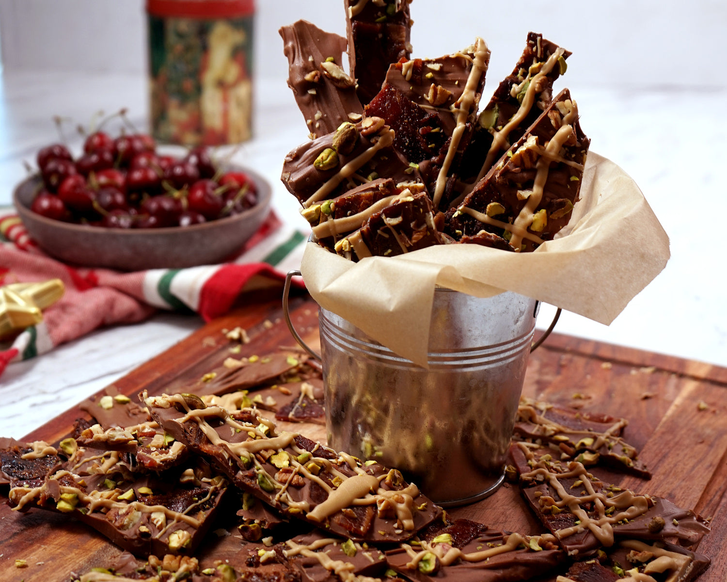 Maple Bacon Chocolate Bark