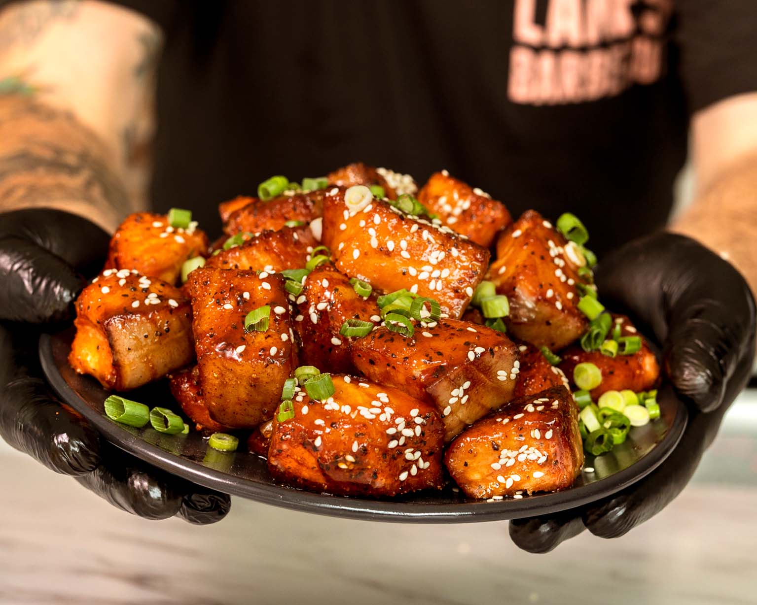 Smoked Salmon Burnt Ends