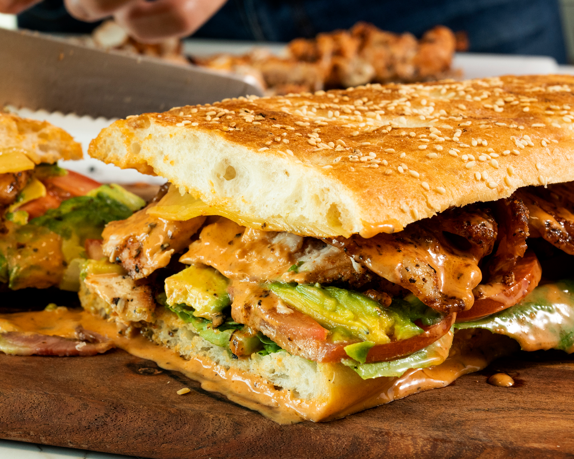 Fiery Chicken & Avo BLT