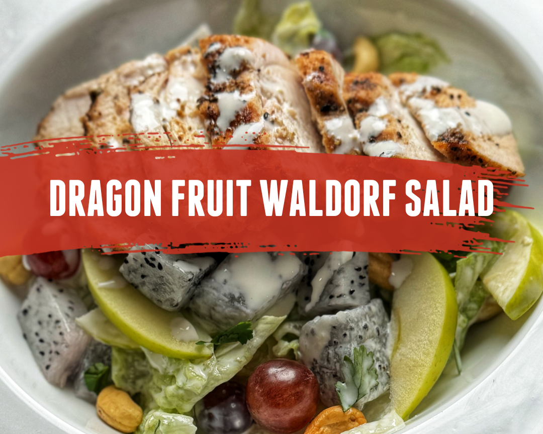 Dragon Fruit Waldorf Salad