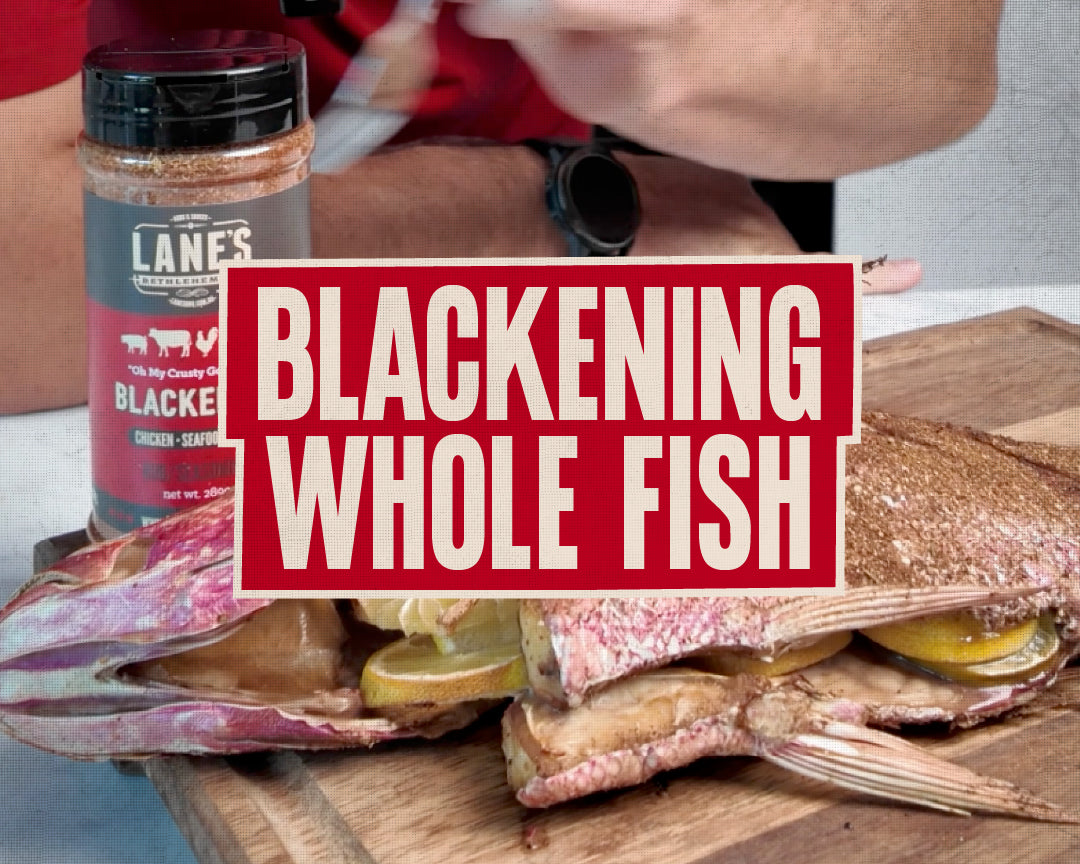 Blackening Whole Fish