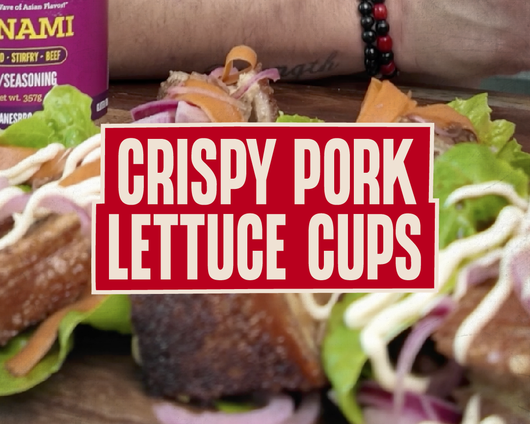 Crispy Pork Lettuce Cups