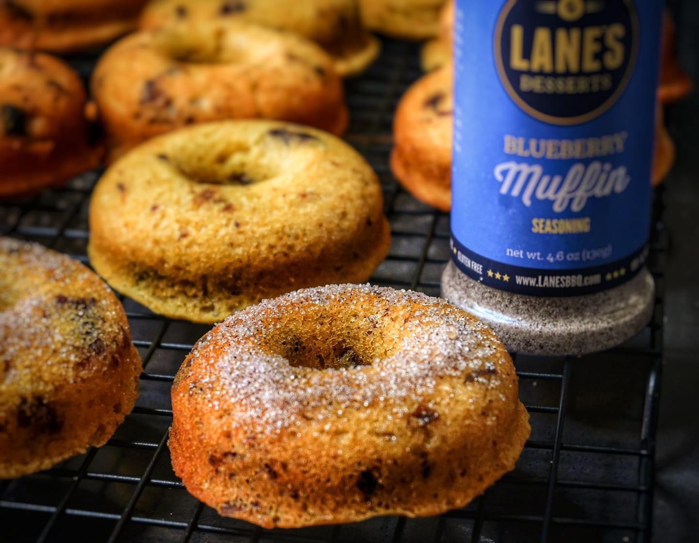 DATE & BLUEBERRY DOUGHNUTS