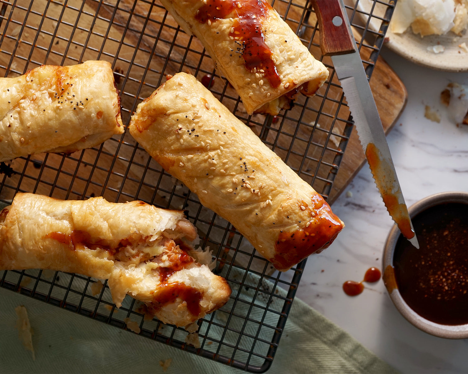 Signature sausage rolls