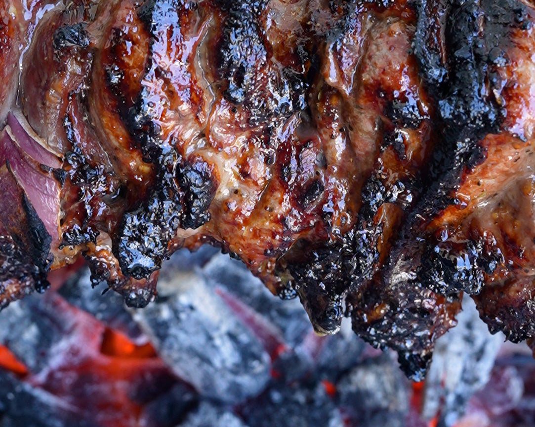 Lamb Yiros On The Spit