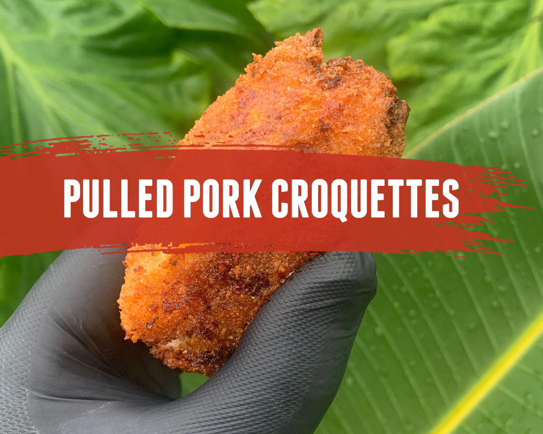 Spicy, Cheesy Pulled Pork Croquettes