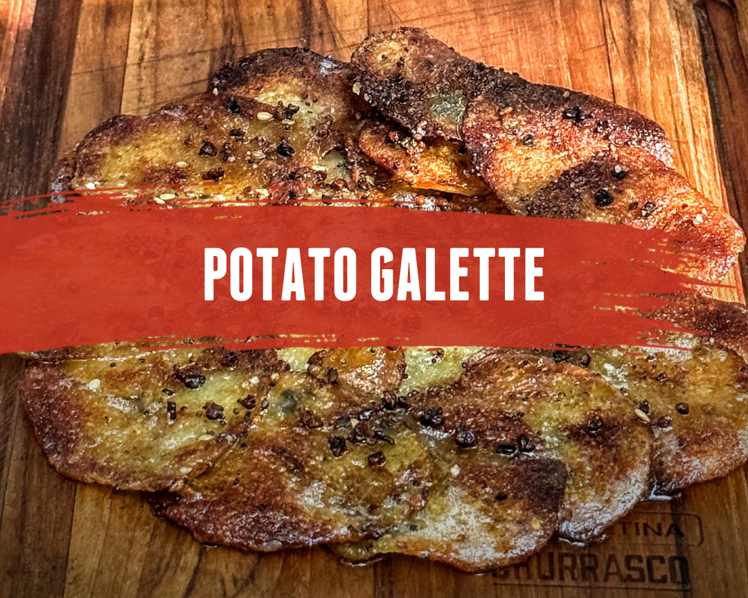 Everything Toasted Bagel Potato Galette