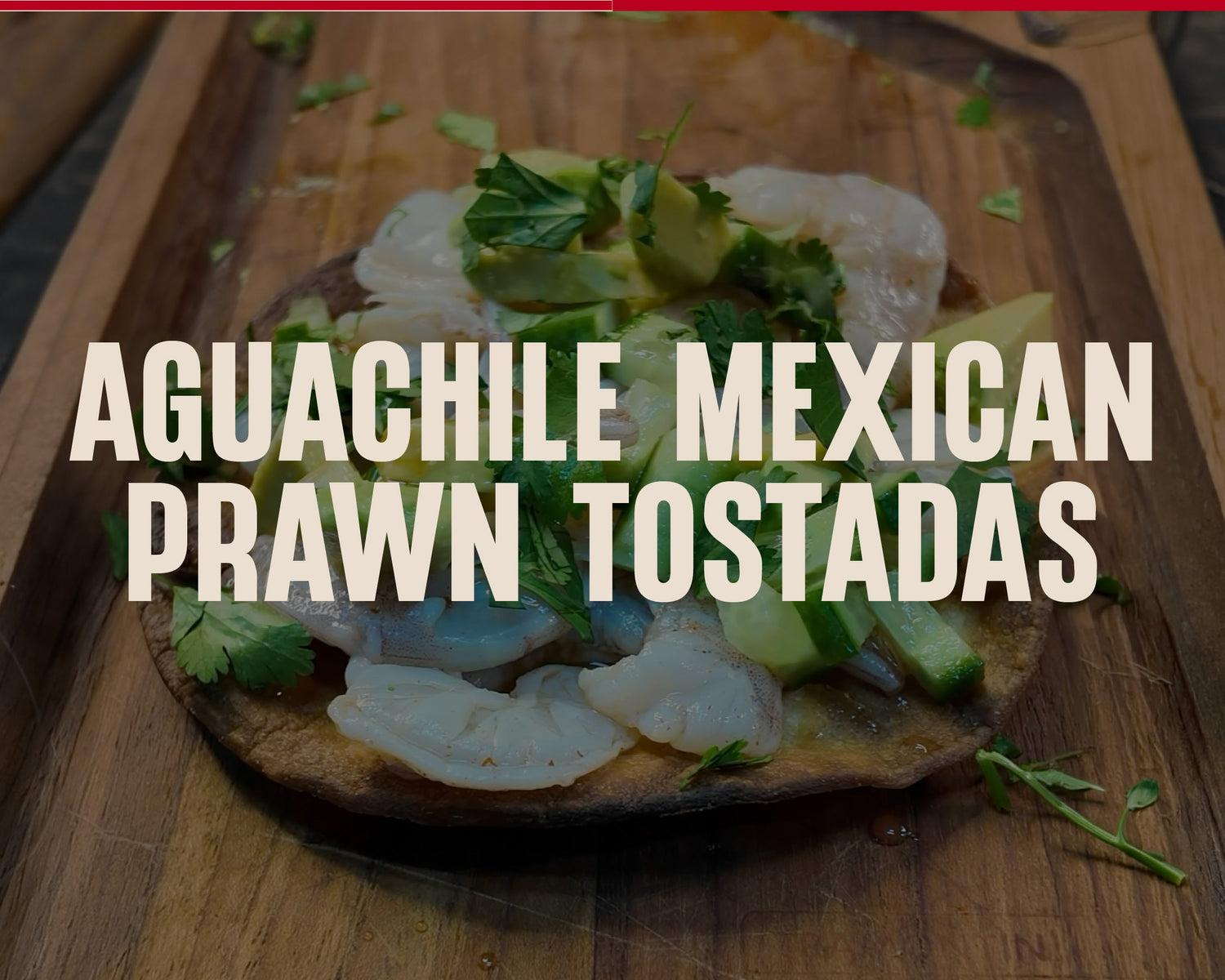 Aguachile Mexican Prawn Tostadas with One Legged Chicken