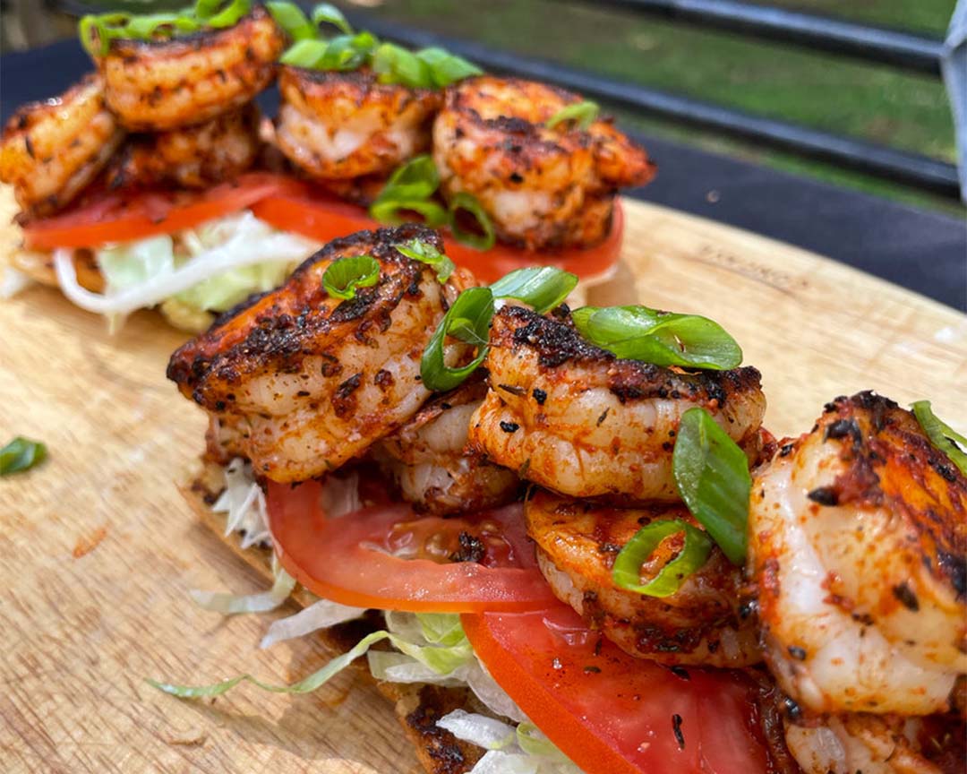 Blackened Shrimp Po Boy