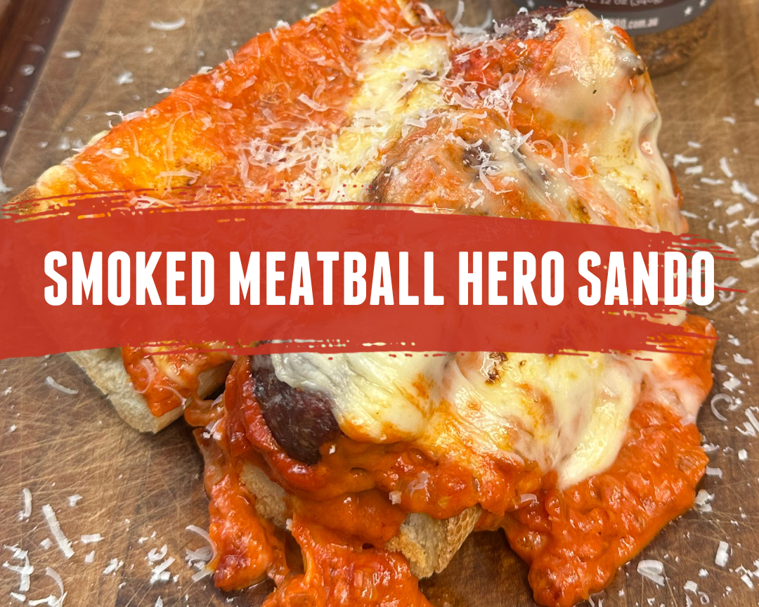 Smoked Meatball Hero Sando