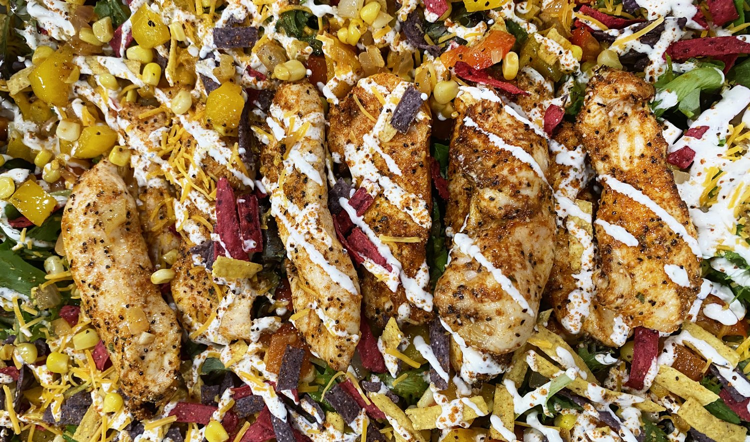 Fiesta Oven Roasted Chicken Salad with Cubano Dressing by Ryan Lane