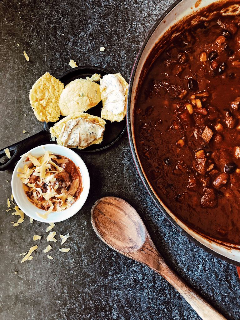 CORNBREAD WITH SWEET HEAT BUTTER