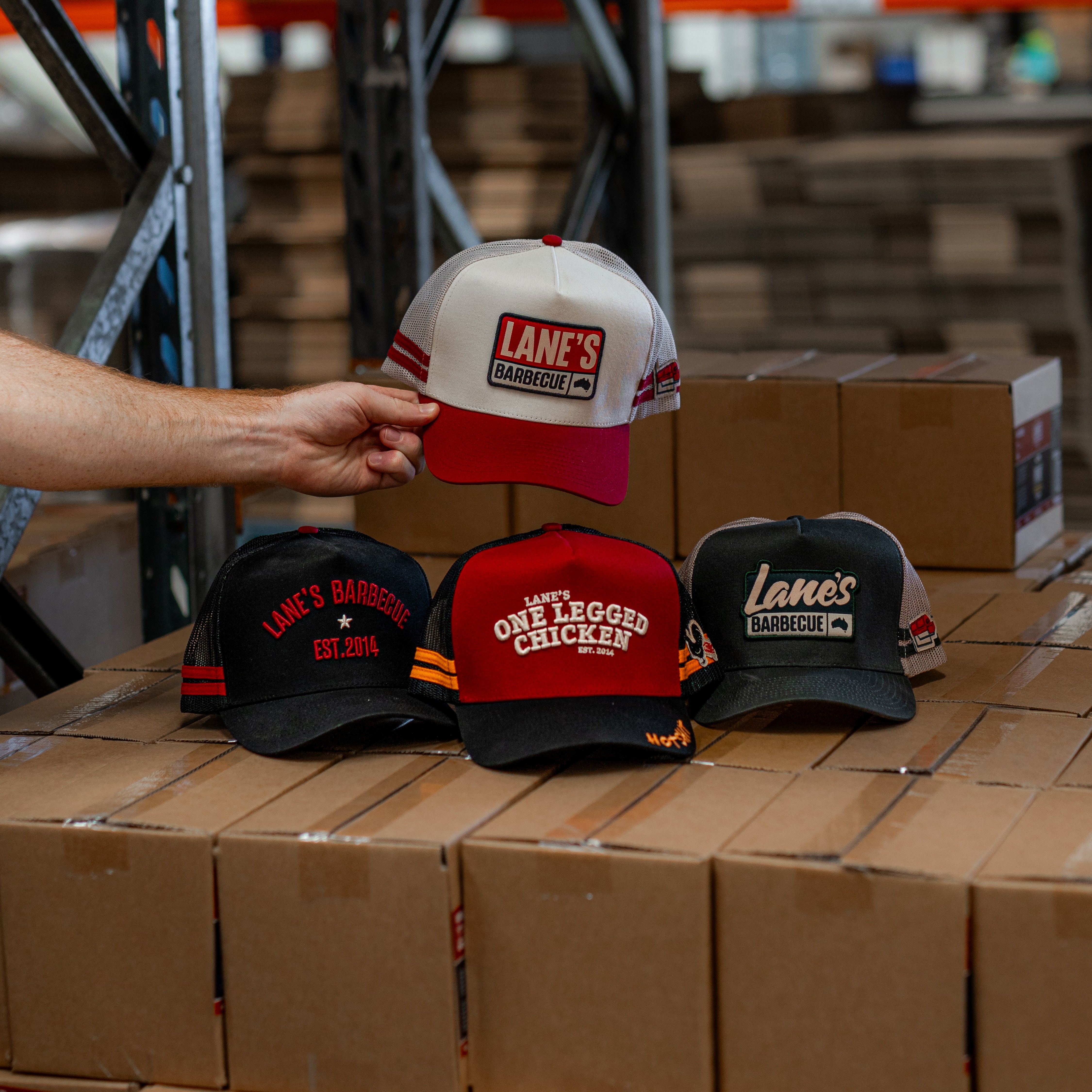 Lanes Trucker Hat - Green/White