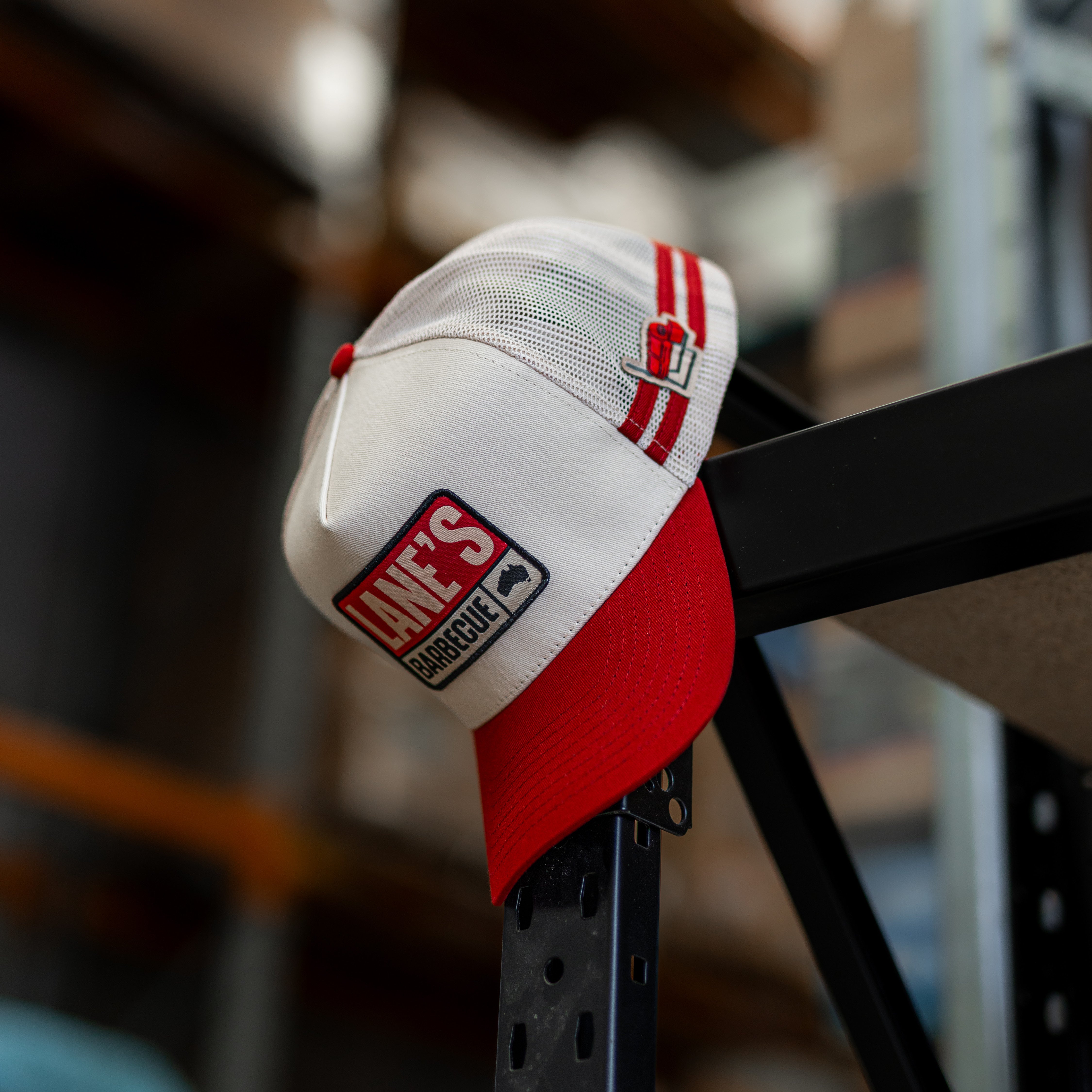 Lane's Trucker Hat - Red/White