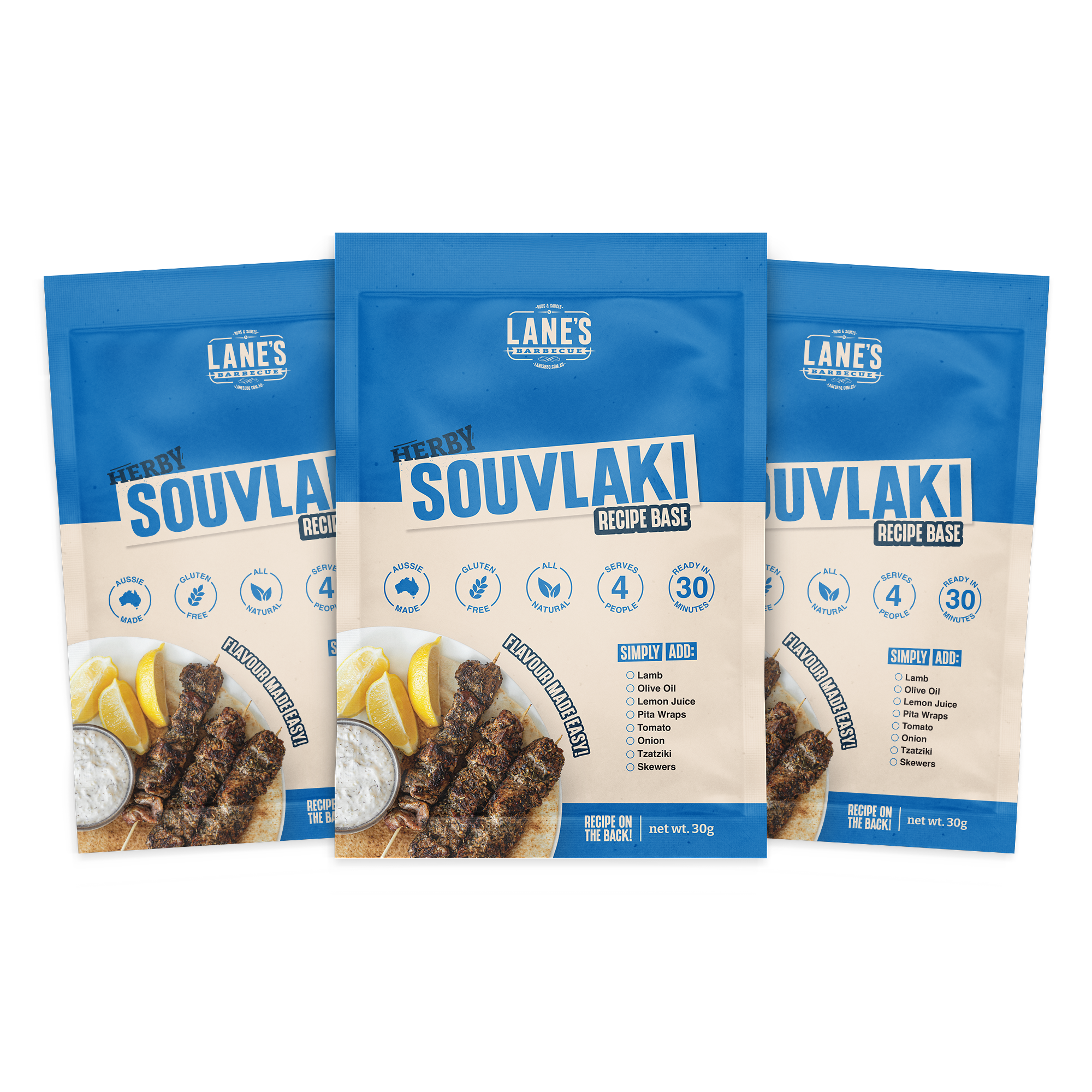 Herby Souvlaki Recipe Base 3pk