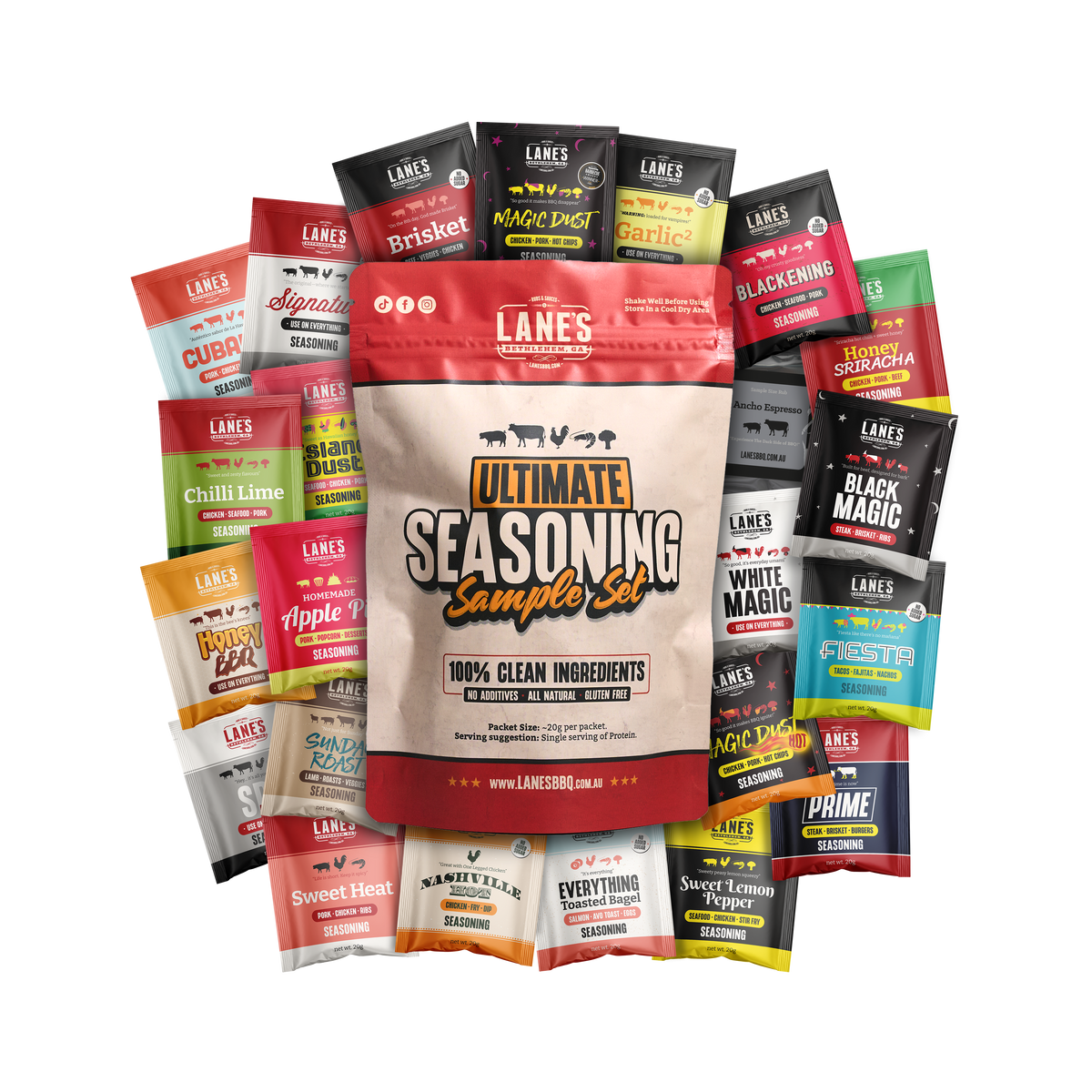 Sample Rub Set - Try all 23