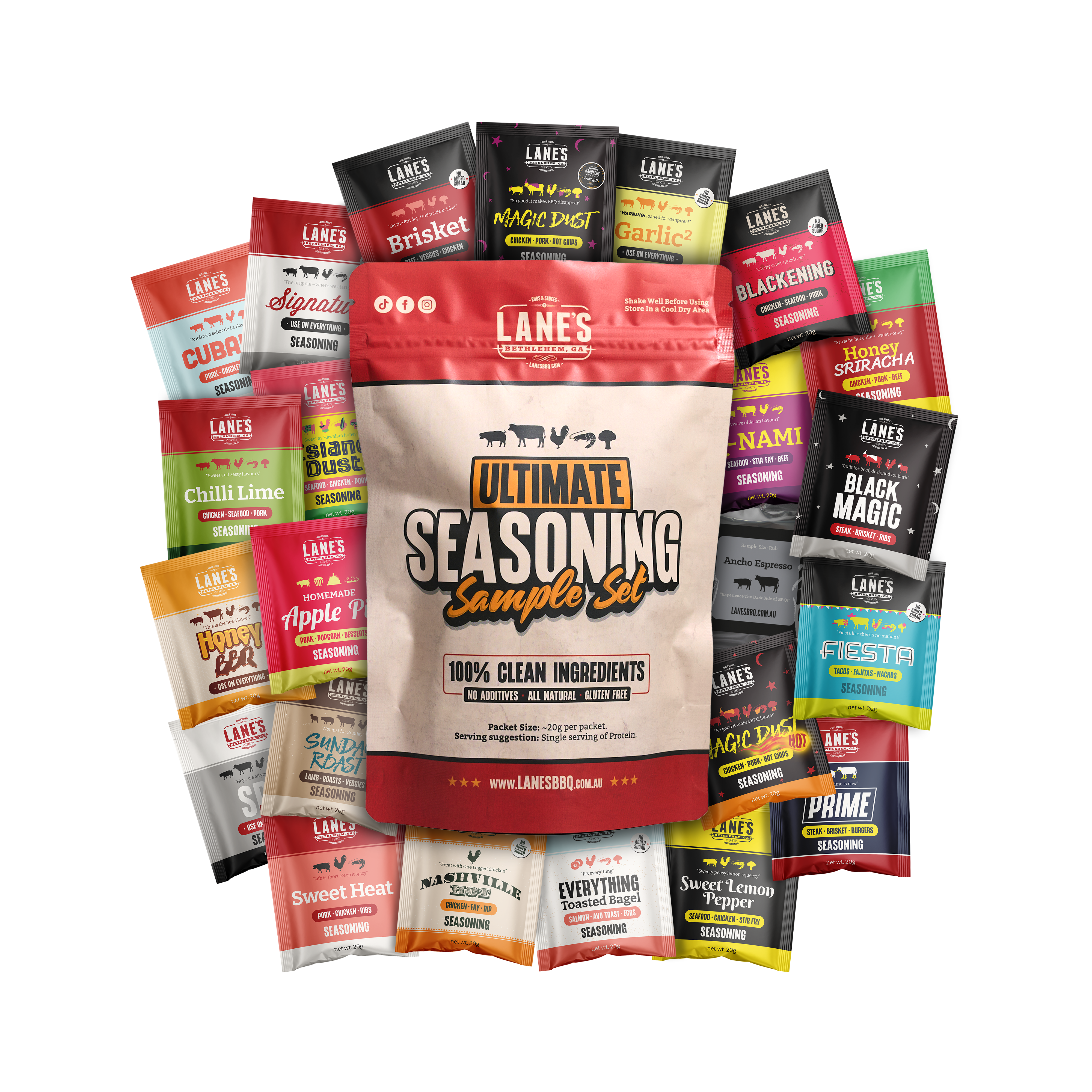 Sample Rub Set - Try all 23