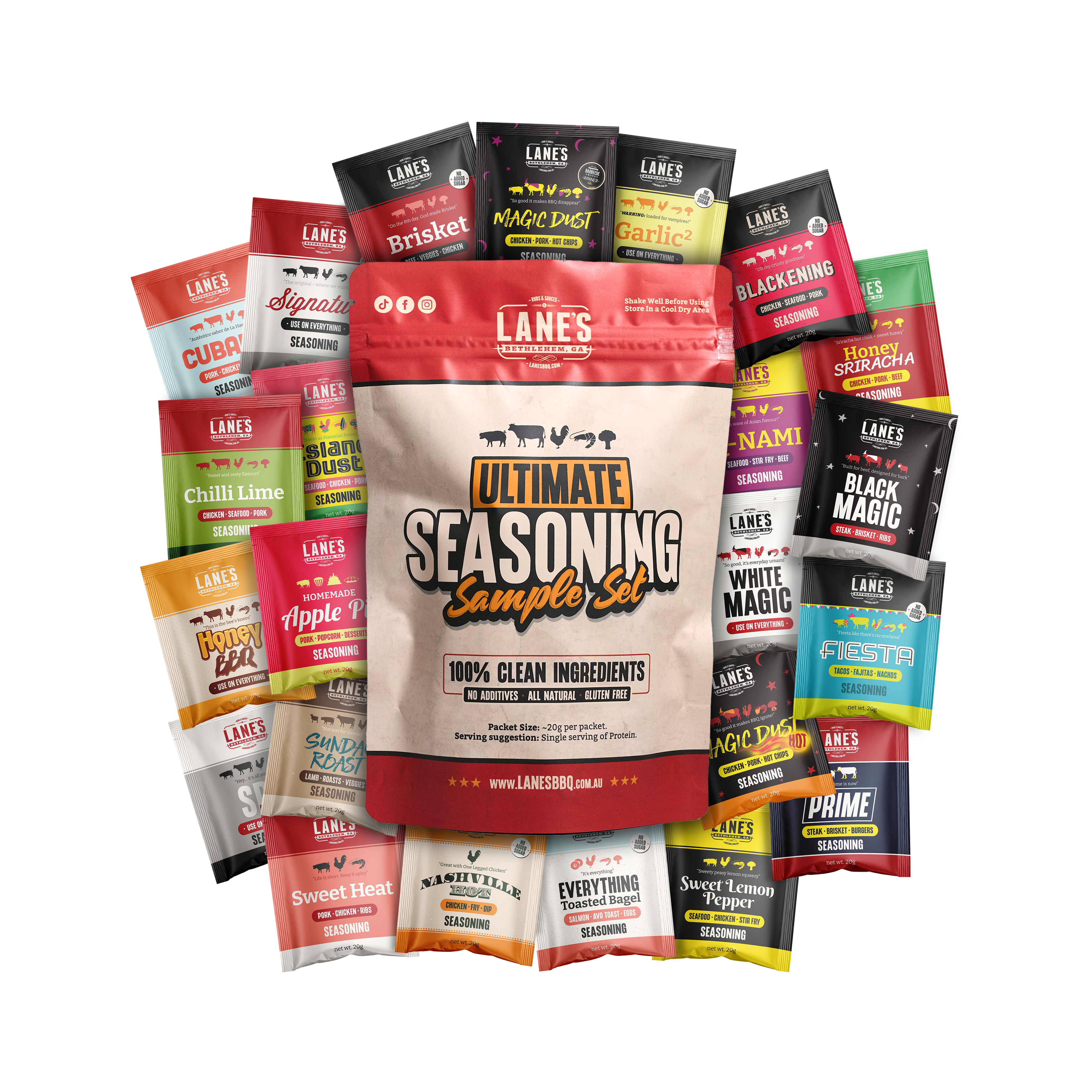 Sample Rub Set - Try all 23