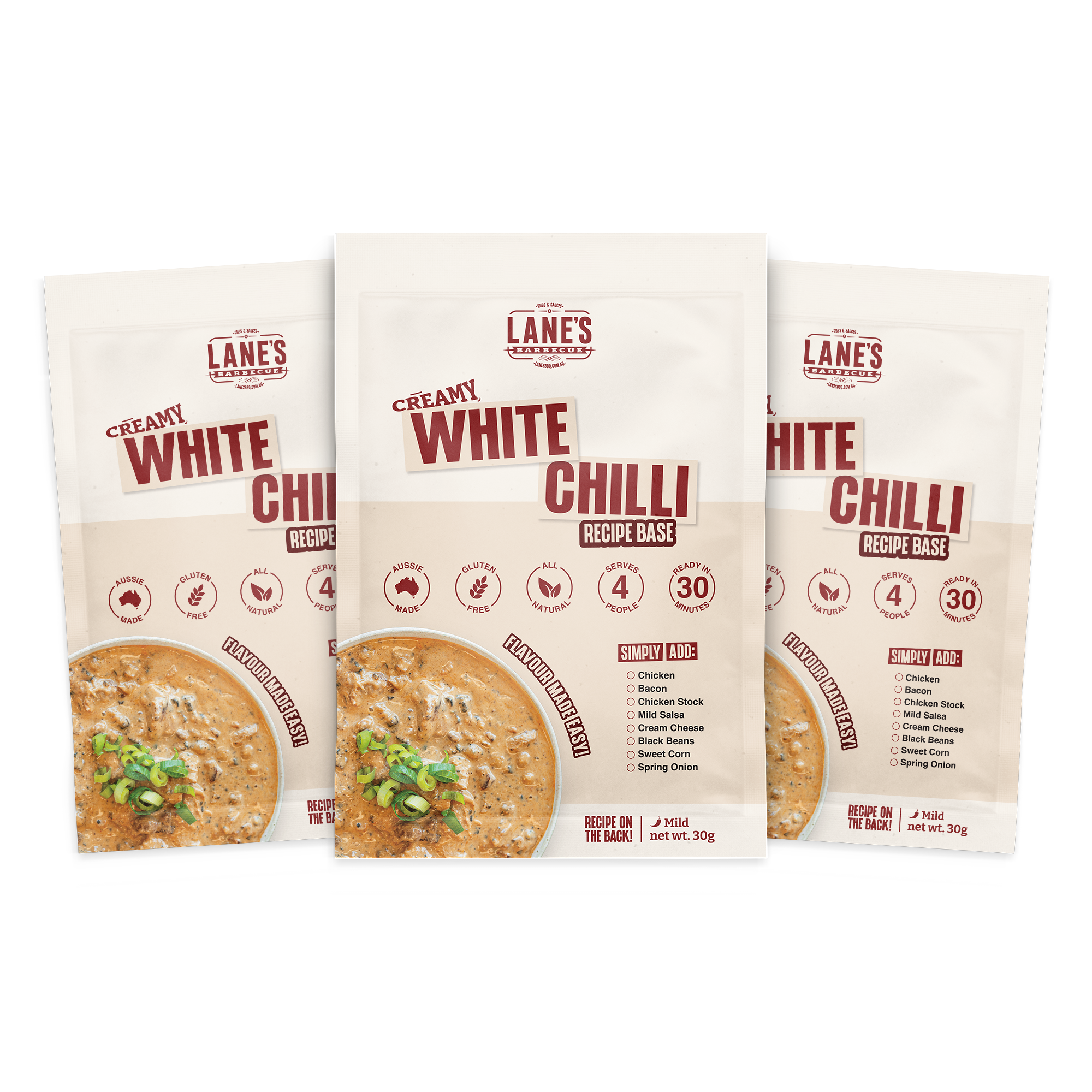 Creamy White Chilli Recipe Base 3pk