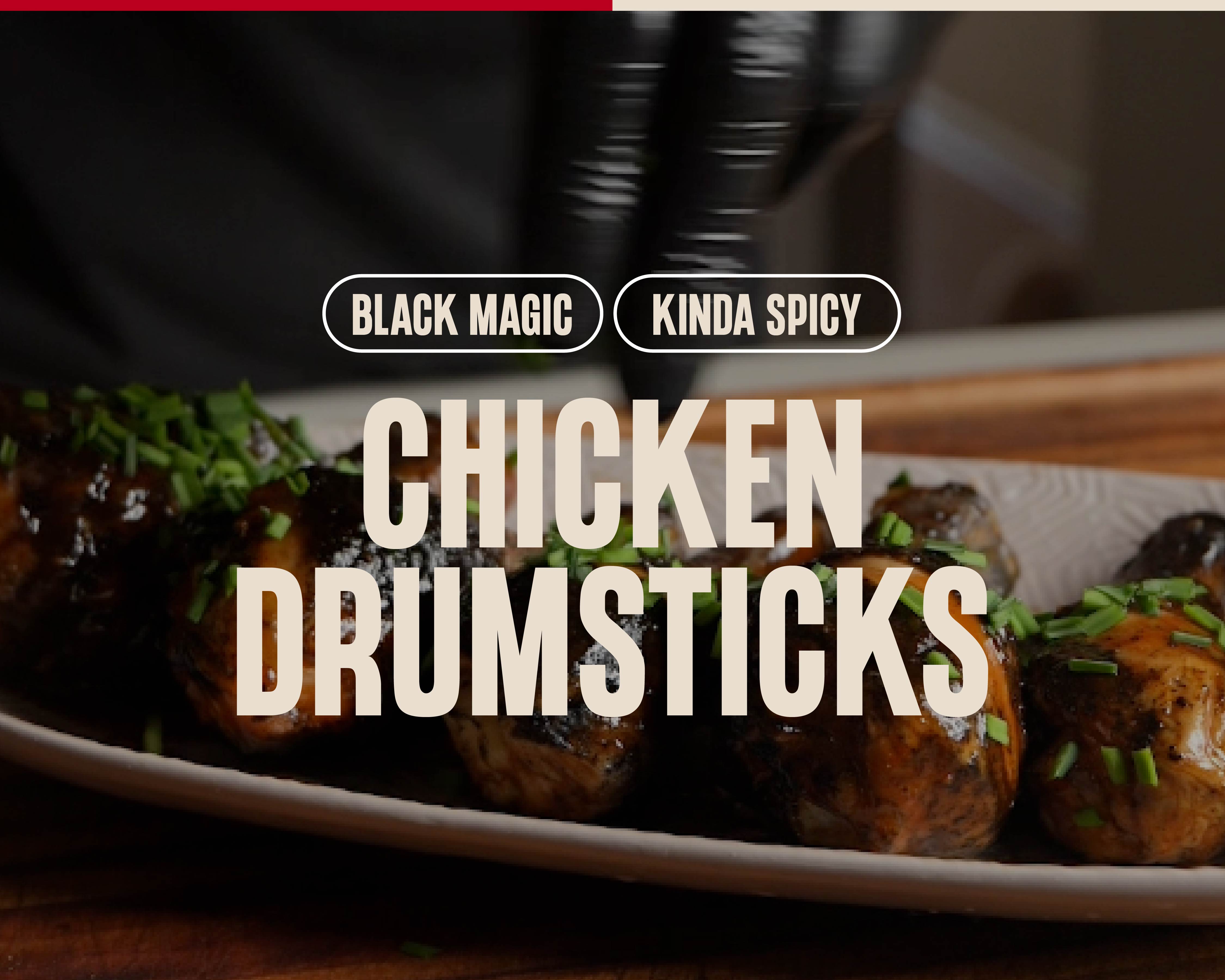 Kinda Spicy Chicken Drumsticks