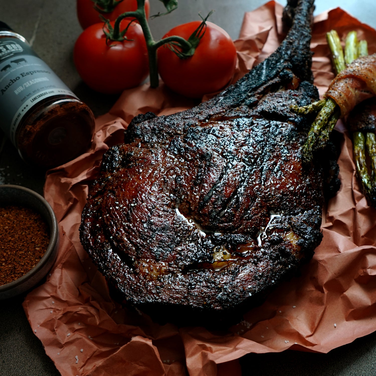 Reverse Sear Tomahawk Steak