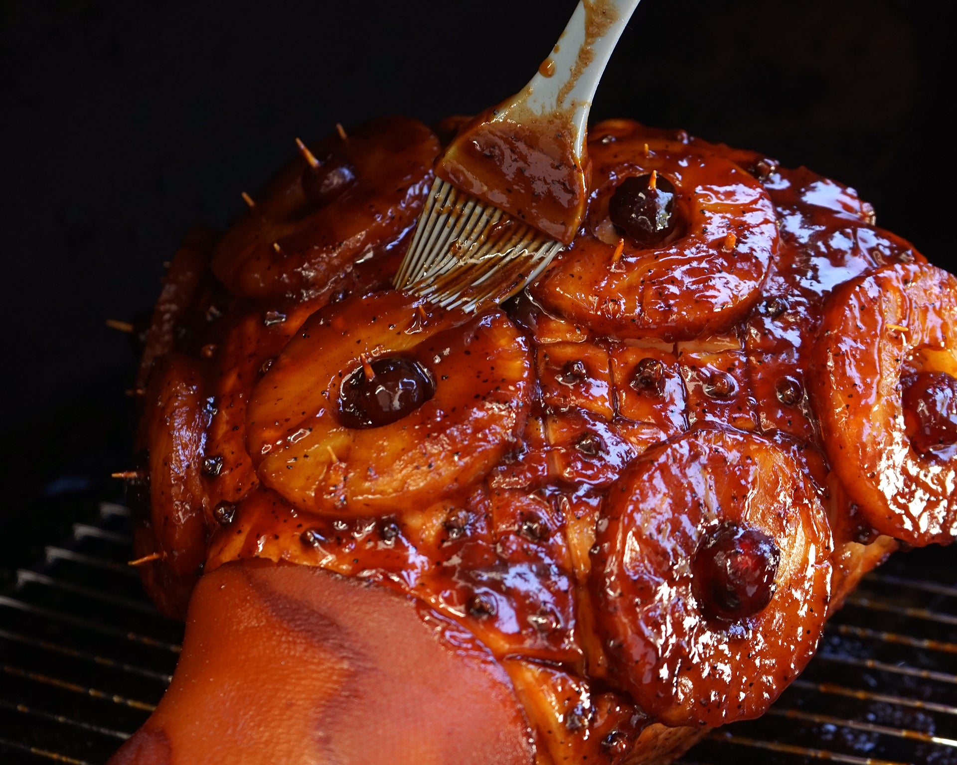 Pineapple Chipotle Glazed Ham