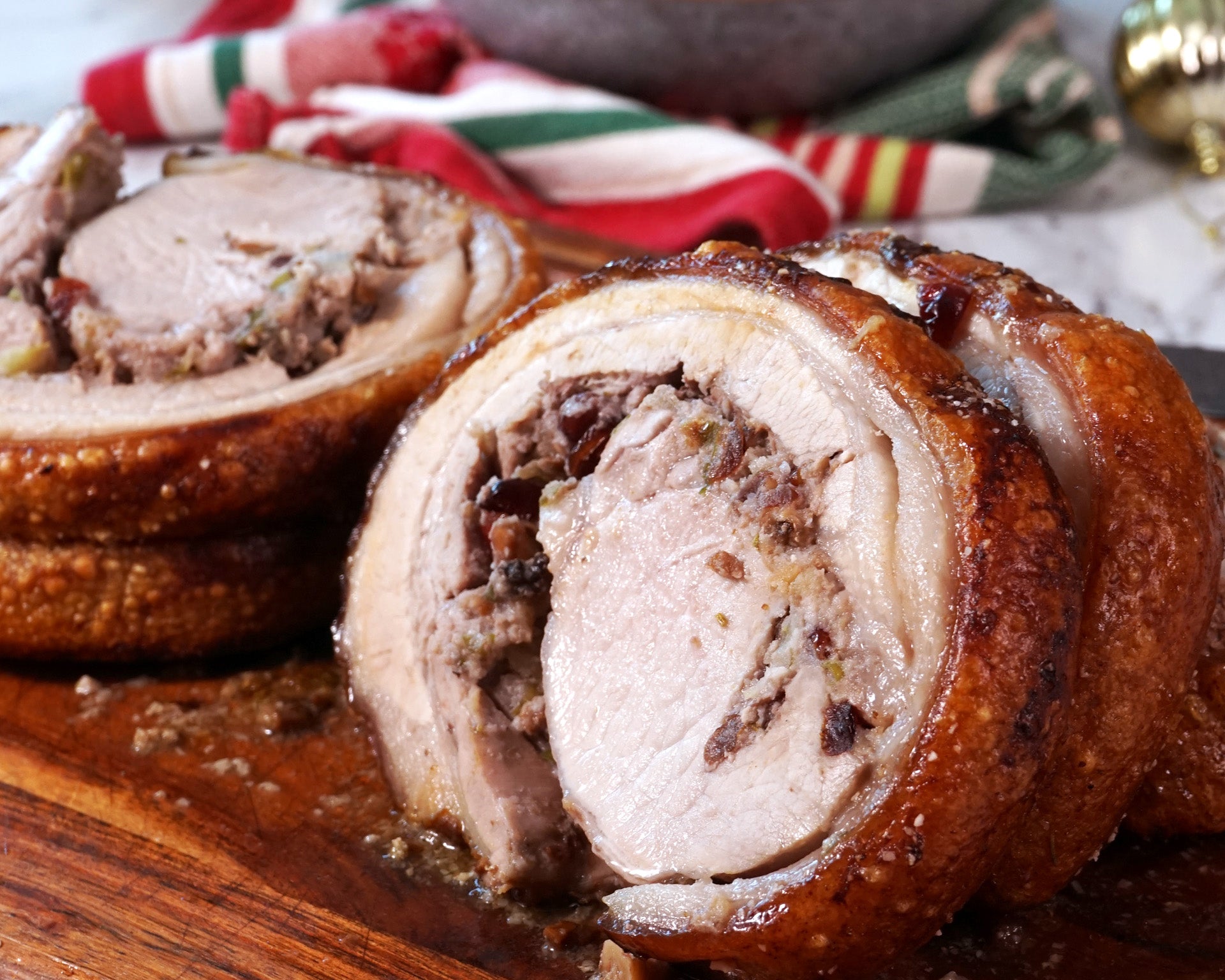 Cranberry Apple Porchetta