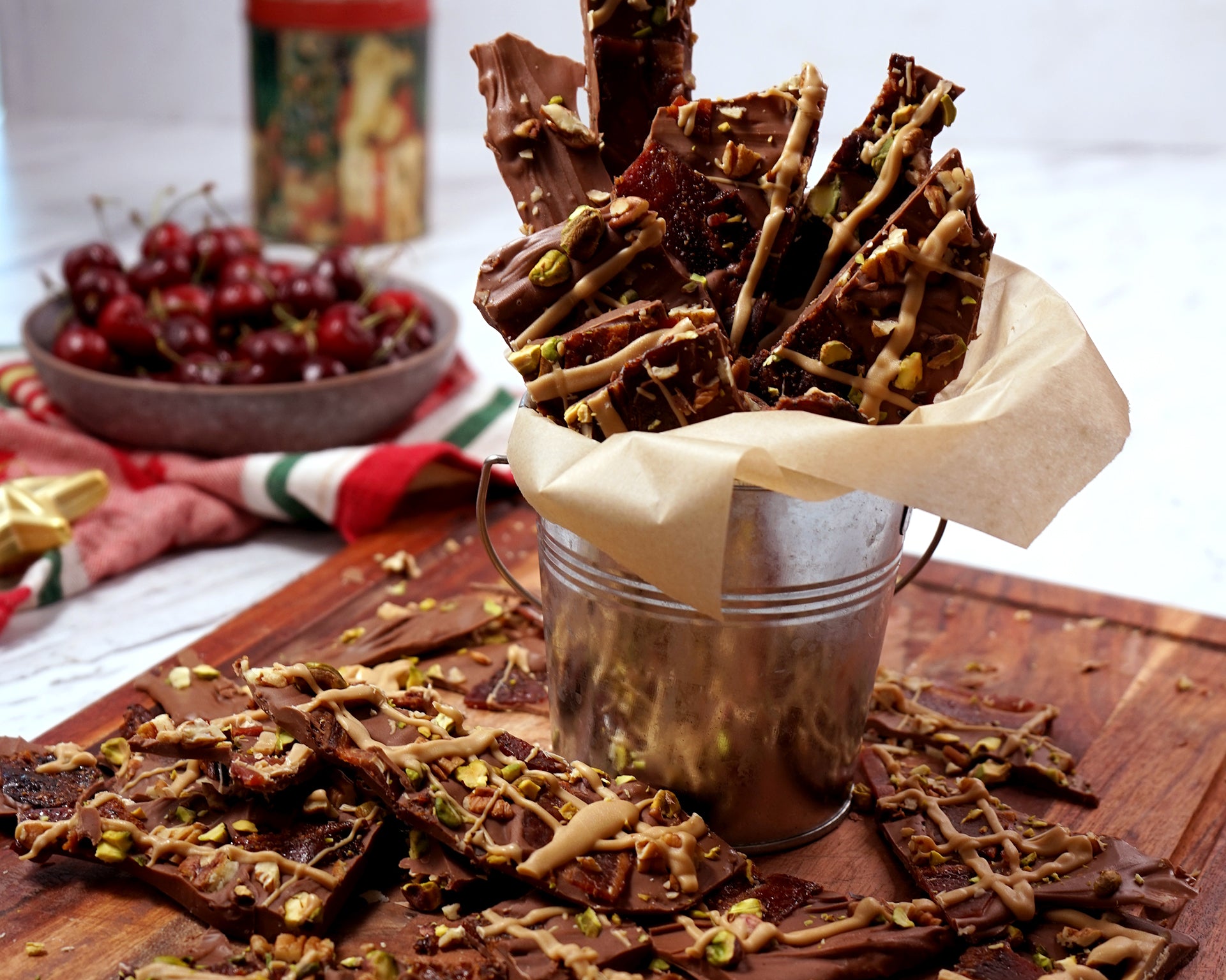 Maple Bacon Chocolate Bark