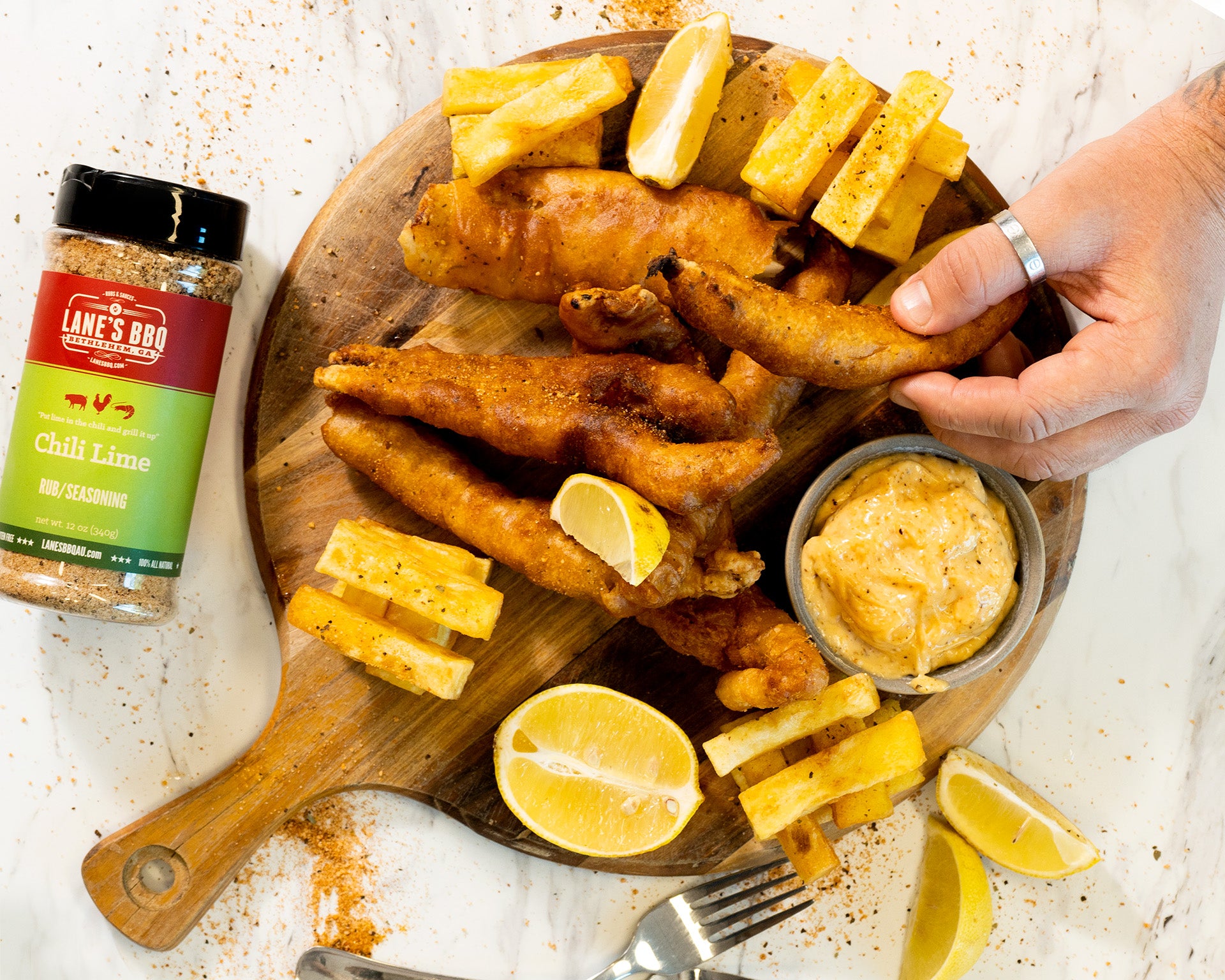 Chili & Lime Fish 'N' Chips