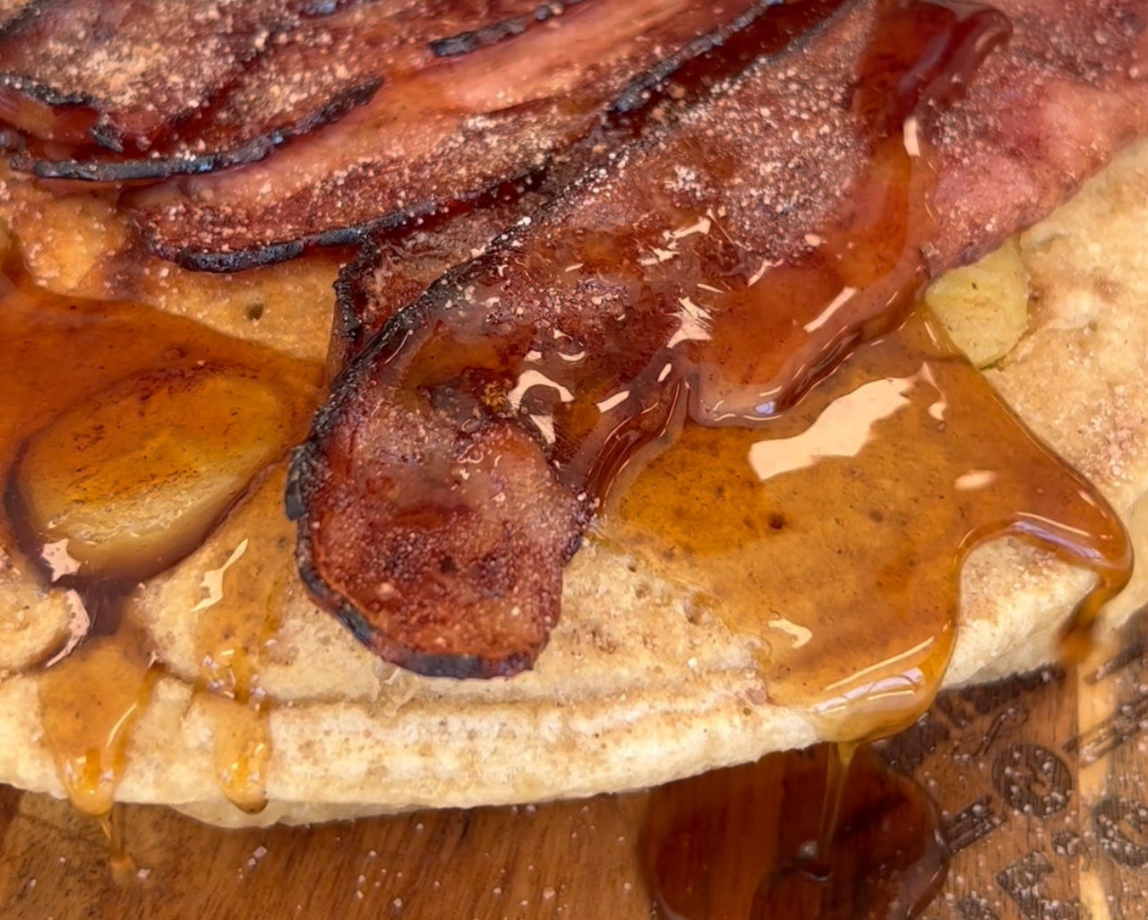 Caramel Banana Pancakes