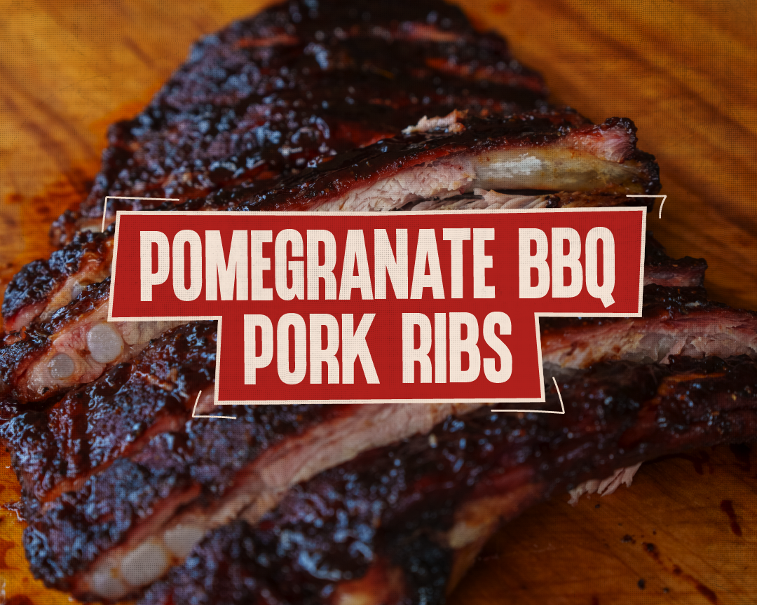 Pomegranate BBQ Pork Ribs