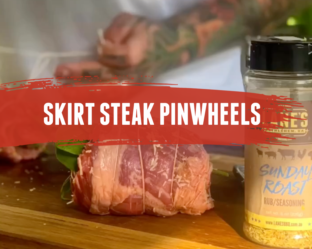 Skirt Steak Pinwheels