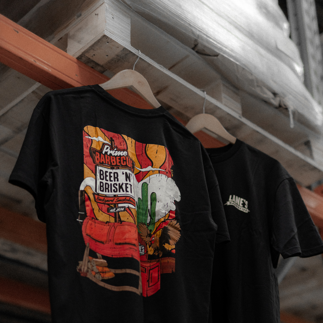 Prime BBQ T Shirt - Black