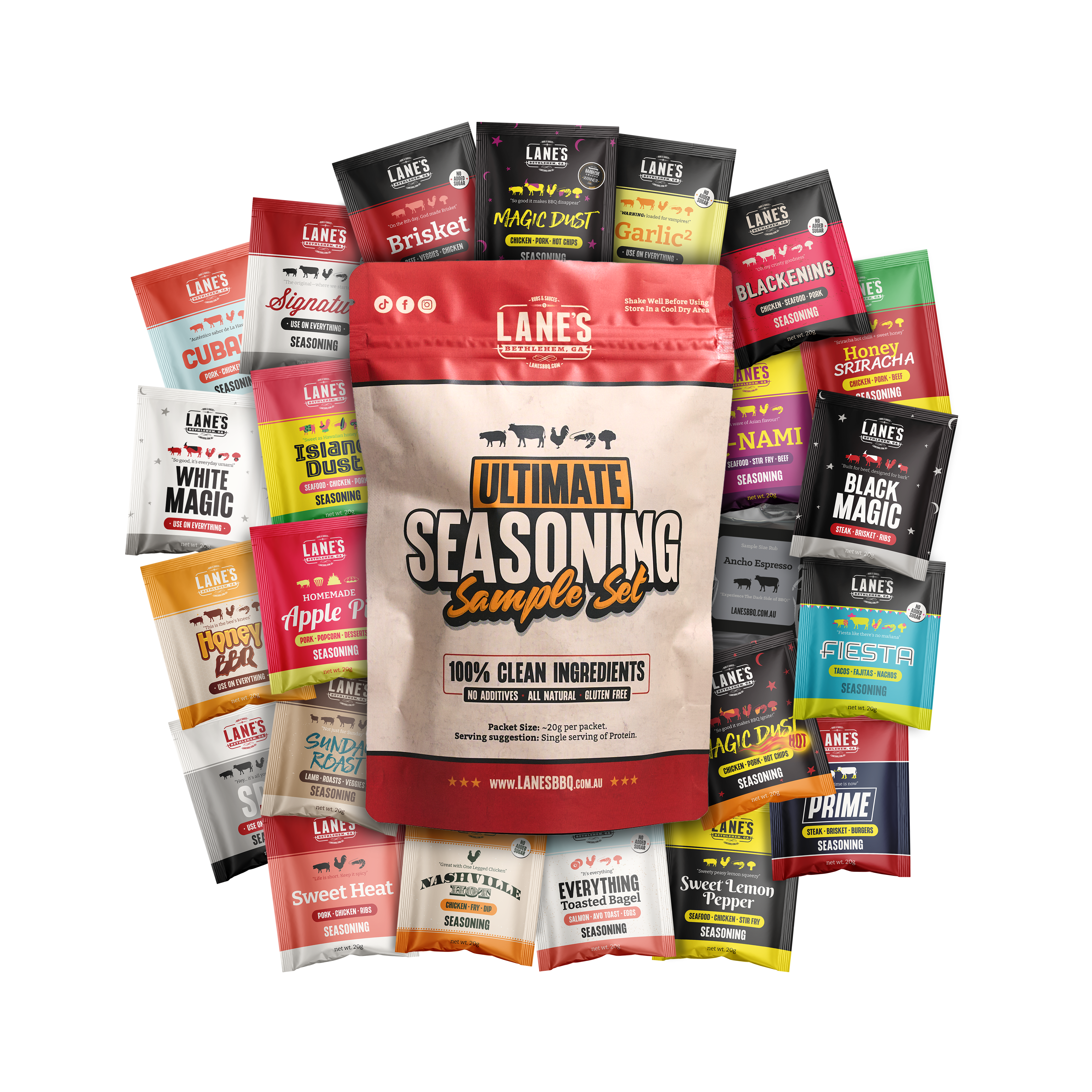 Sample Rub Set - Try all 23
