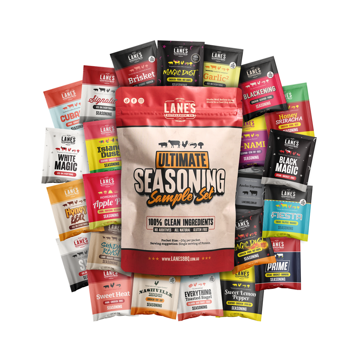 Sample Rub Set - Try all 23