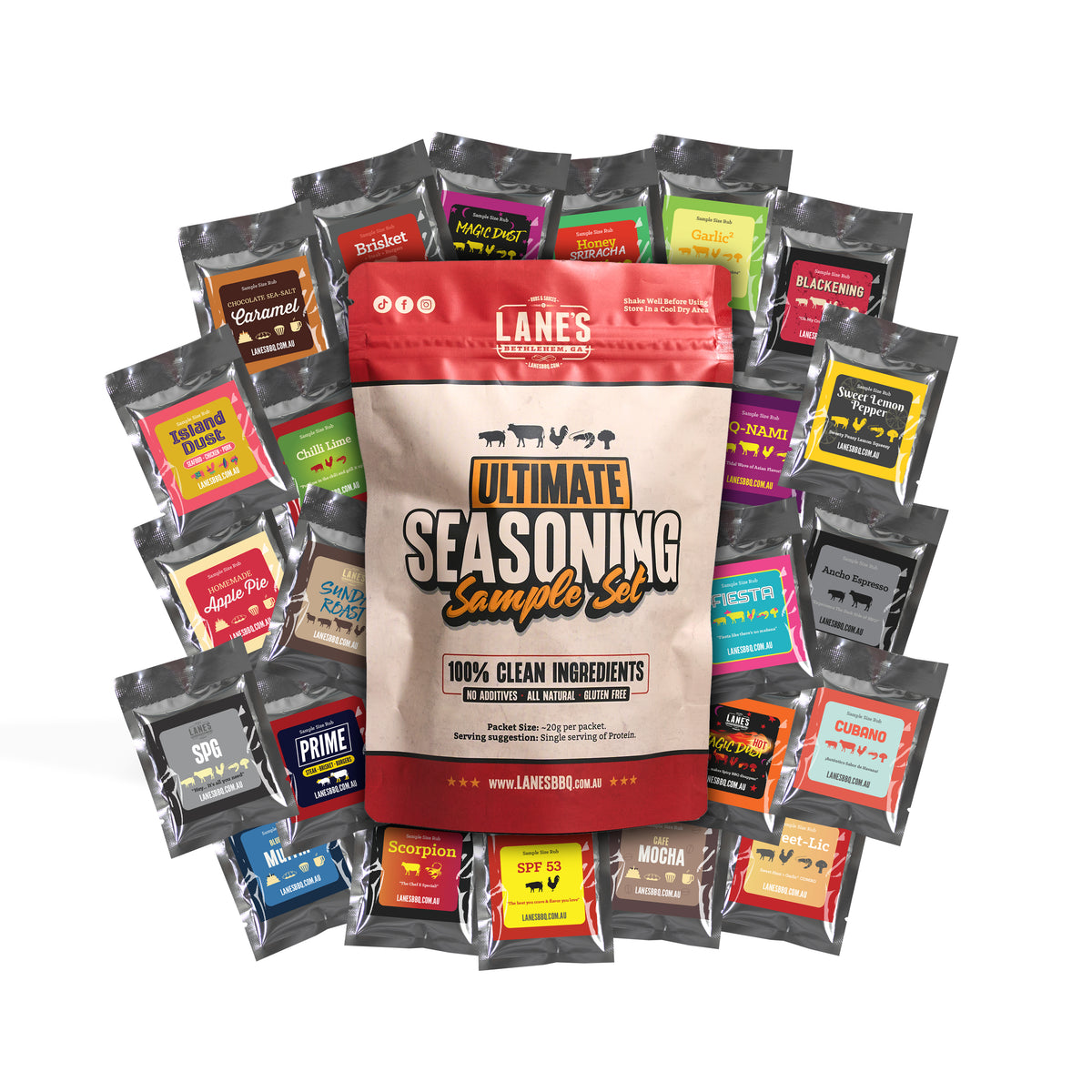 Seasoning Powder Sample Ultimate Seasoning Sample Set - Try all 26