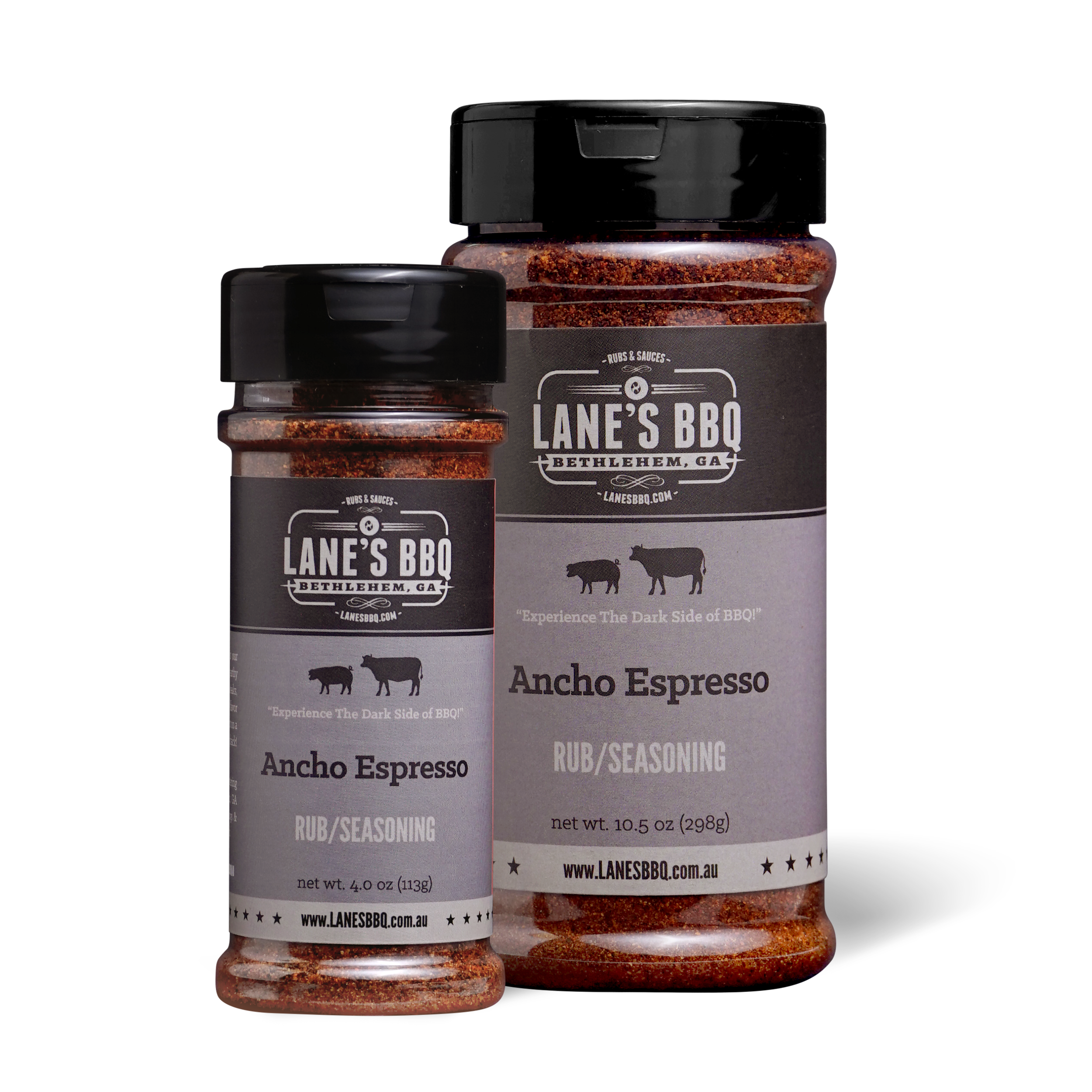 Lane's BBQ Salt and Pepper 50/50 | Coarse Salt and 16 Mesh Black Pepper | Bulk Spices | Gluten-Free | 12.5oz Bottle
