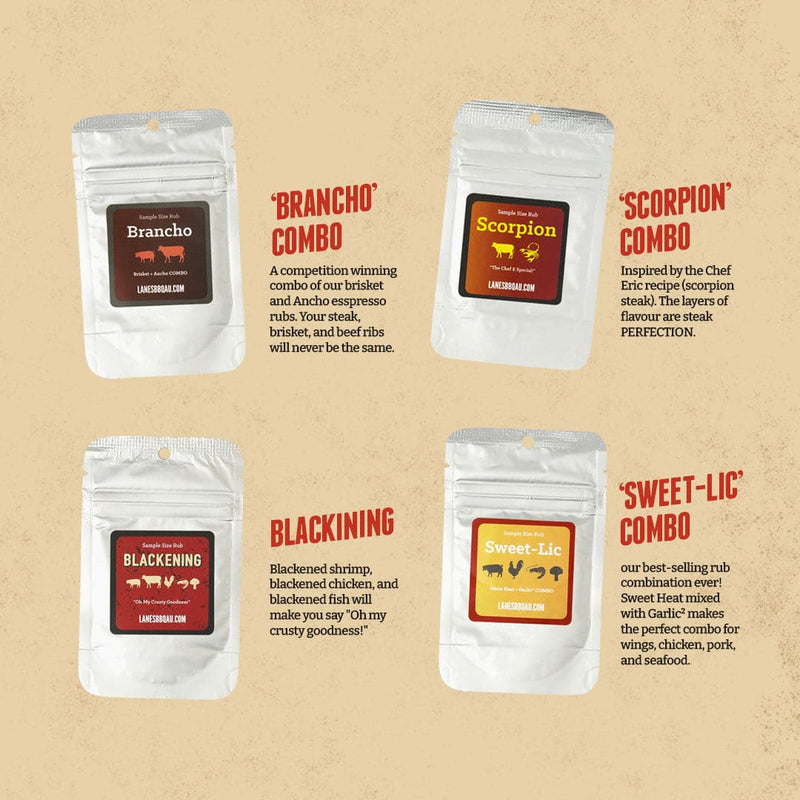 Seasoning Powder Sample Ultimate Seasoning Sample Set - Try all 26